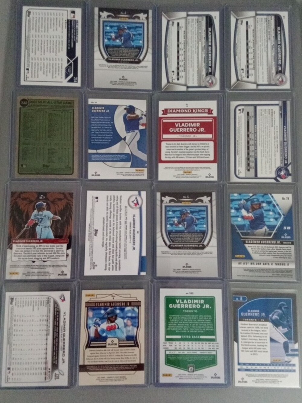 16 Card Panini Vladimir Guerrero Jr. Baseball Card Lot. - Picture 2 of 16